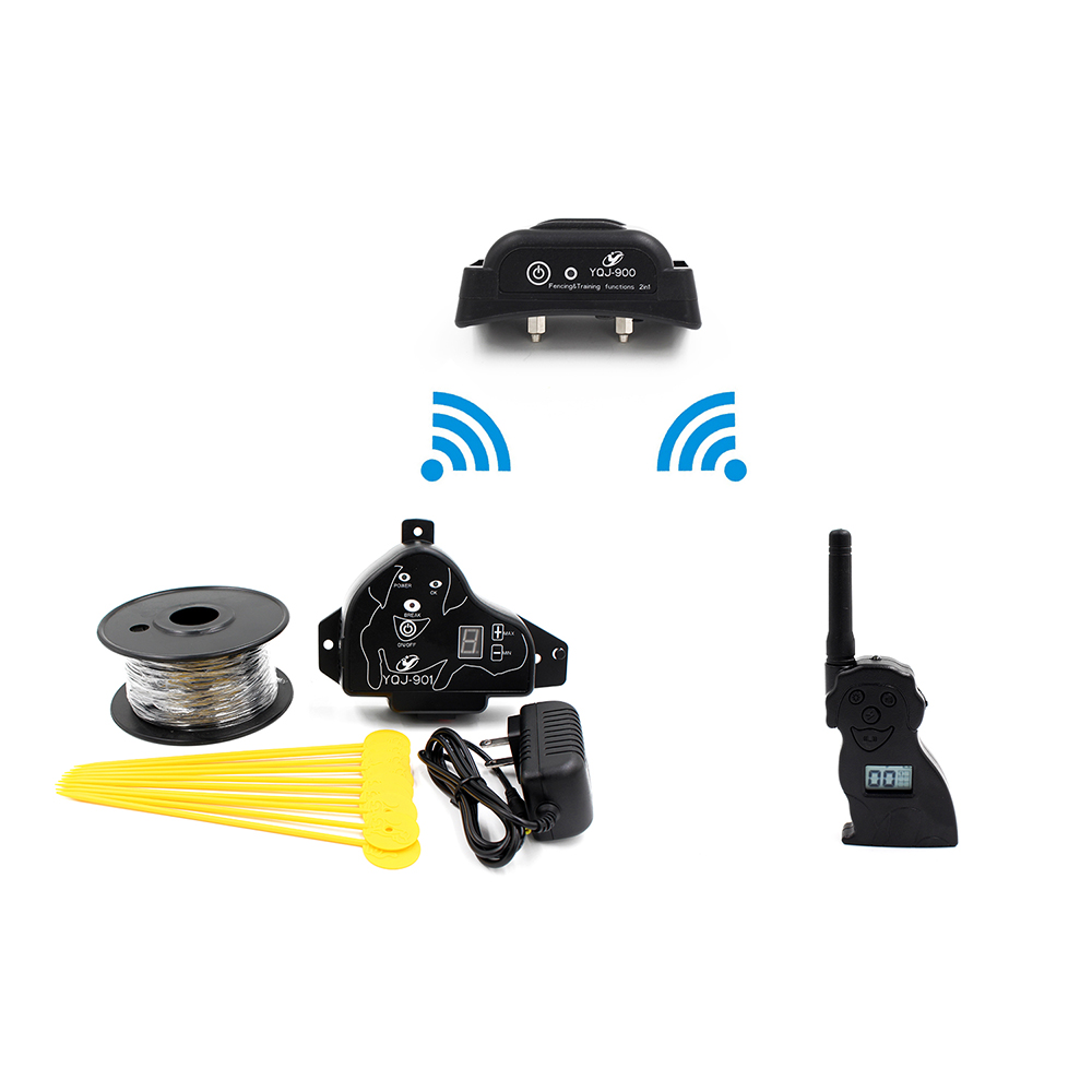 2 In 1 Electronics Fence System & Remote Training Collar